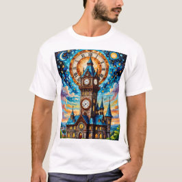 Clocktower T-shirt Celestial  Fantasy