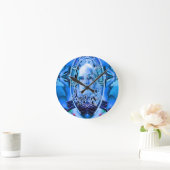 Clockwork Blue Ronde Klok (Huis)