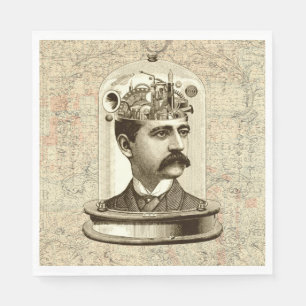 Clockwork Brain STEAMPUNK  Servetten