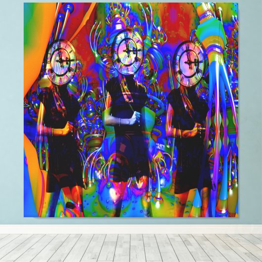 Clockwork Canvas Afdruk (Insitu (Houten vloer))