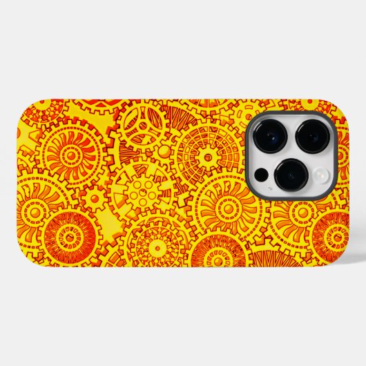 Clockwork Case-Mate iPhone Case (Achterkant (horizontaal))