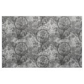 Clockwork Collage Gray Stof (Fat Quarter)