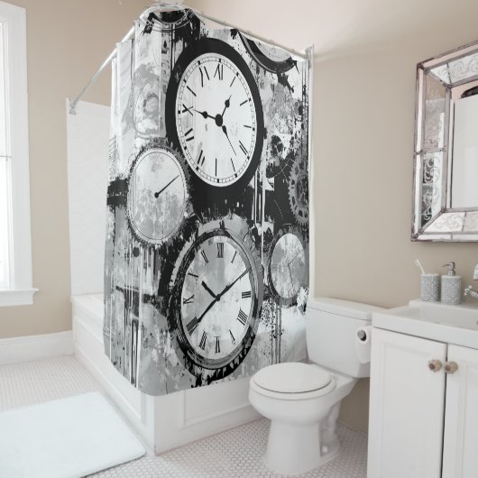 Clockwork Douche rideau (En situation)