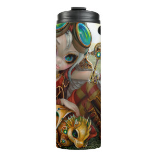 "Clockwork Dragonling" Thermosbeker
