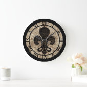 Clockwork Fleur De Lis Grote Klok (Huis)