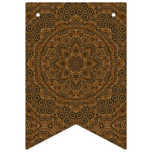 Clockwork Industrial Steampunk Vlaggetjes (Tweede vlag)