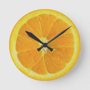 Clockwork Oranje Ronde Klok