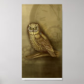 Clockwork Owl Print (Voorkant)
