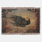 Clockwork Raven Deken (Voorkant)