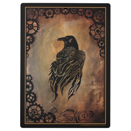 Clockwork Raven Klembord (Achterkant)