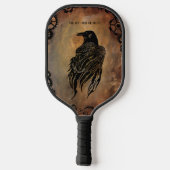 Clockwork Raven Pickleball Paddle (Achterkant)