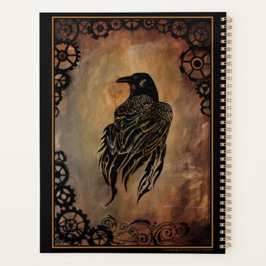 Clockwork Raven Planner (Achterkant)