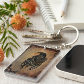 Clockwork Raven Sleutelhanger (Voorkant Rechts)