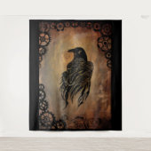 Clockwork Raven Wandkleed (Voorkant)