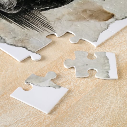 Clockwork Shiba – Gothic Overthinking Dog Puzzle (Côté)