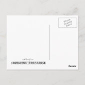 Clockwork Silhouette, merci carte postale (Dos)