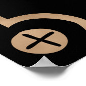 Clockwork Silhouette, receptie welkom poster (Hoek)