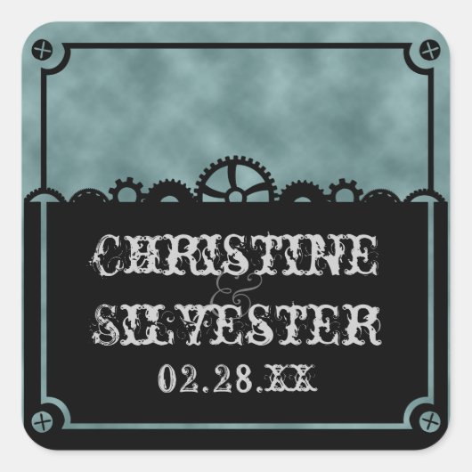 Clockwork Silhouette, souvenir stickers (Voorkant)