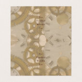 Clockwork Visitekaartjes (Binnenkant ongevouwen)