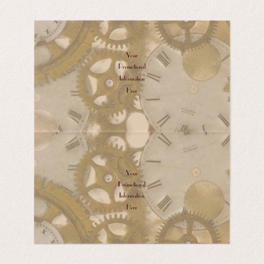 Clockwork Visitekaartjes (Binnenkant ongevouwen)