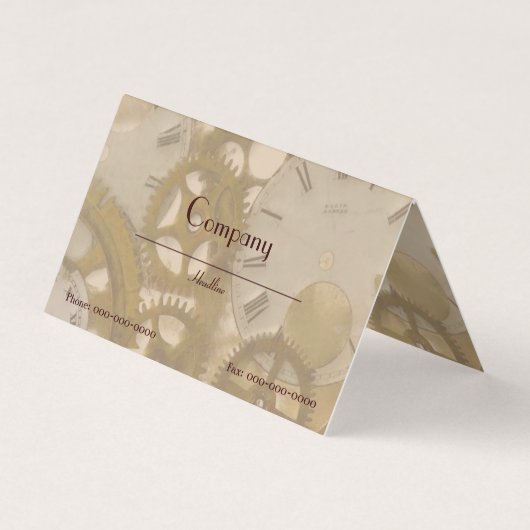 Clockwork Visitekaartjes (Voorkant)