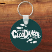 Clog Dancer Clogging Shoes Sleutelhanger (Voorkant)
