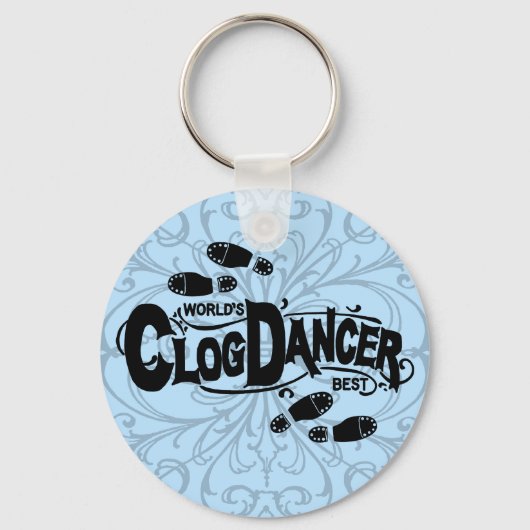 Clog Dancer Clogging Sleutelhanger (Voorkant)