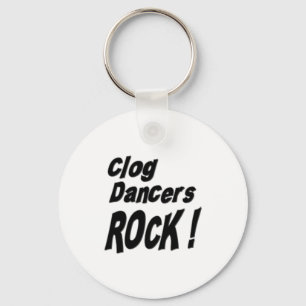 Clog Dancers Rock! Button Sleutelhanger