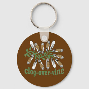 Clog Over Vine Dance Sleutelhanger