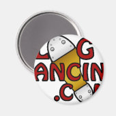 ClogDancing.com Logo Magneet (Voorkant / Achterkant)
