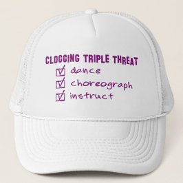 Clogger Clogging Triple Threat Trucker Pet