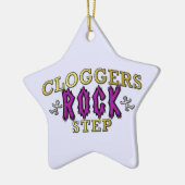 Cloggers Rock Step Clogging Dance Keramisch Ornament (Links)