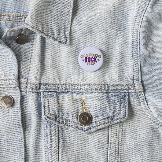 Cloggers Rock Step Clogging Dance Ronde Button 3,2 Cm (In situ)