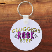 Cloggers Rock Step Clogging Dance Sleutelhanger (Voorkant)
