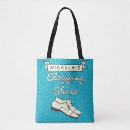 Cloggers tonen blauwe loggers | Gepersonaliseerde  Tote Bag