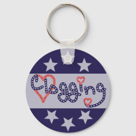 Clogging Love Stars Hearts Sleutelhanger