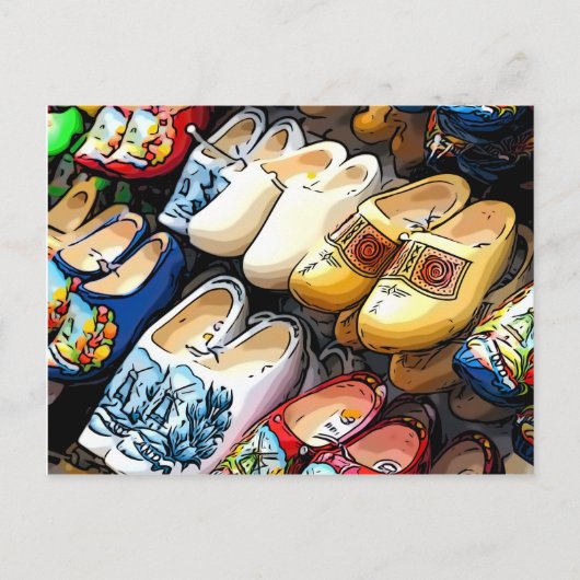 Clogs, Amsterdam, Nederland/Nederland - Briefkaart (Voorkant)