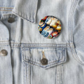 Clogs, Amsterdam, Pays-Bas - Badge (En situation)