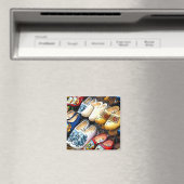 Clogs, Amsterdam, Pays-Bas/Hollande - Magnet (In Situ (Lave-vaisselle))