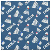 Cloison de Badminton bleu nom tissu motif (Échantillon)