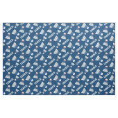 Cloison de Badminton bleu nom tissu motif (Fat Quarter)