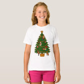 Cloisonne Art Christmas Tree Character Ornaments T-shirt (Voorkant volledig)