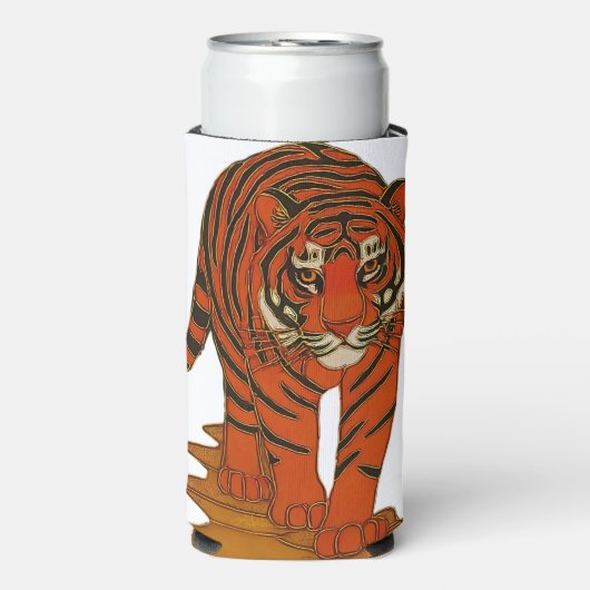 Cloisonne Art Tiger on the Jungle Path (Seltzer Voorkant)