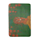 Cloisonne Art Tiger on the Jungle Path Badmat (Voorkant Verticaal)