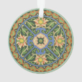 Cloisonne China Patter Asian Oriental Ornament (achterkant)