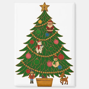 Cloisonne Kunst Kerstboom Karakter Ornamenten Magneet