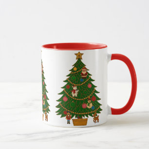 Cloisonne Kunst Kerstboom Karakter Ornamenten Mok