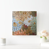 Cloisonne' Square Wall klok (Huis)