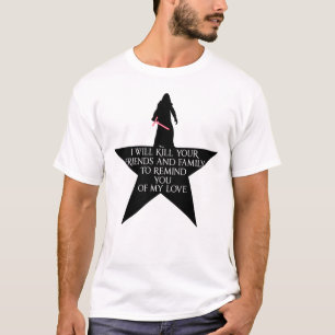 Clone 4 i zal je vriend en je familie doden tot t-shirt