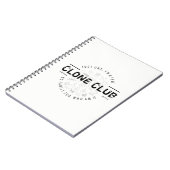 Clone Club Logo Notitieboek (Linkerzijde)